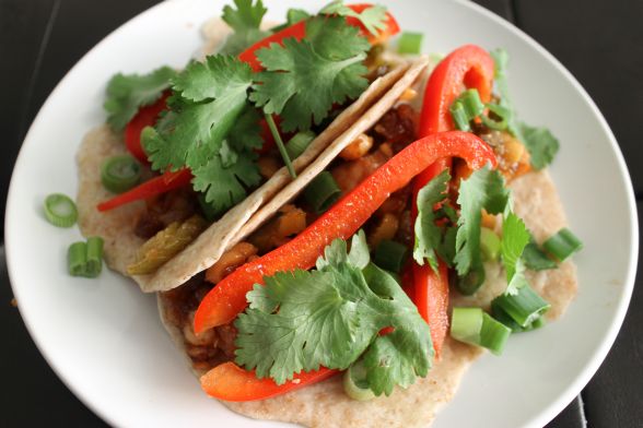 Kung Pao Chicken Tacos