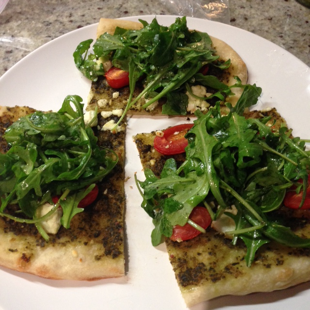 Goat Cheese & Arugula Pizza