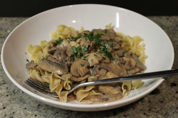 Mushroom Stroganoff