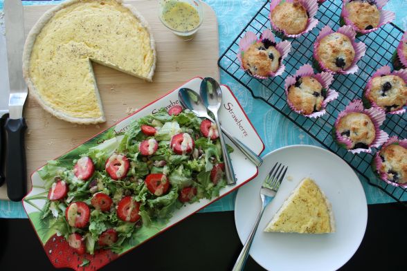 Lemon & Black Pepper Quiche