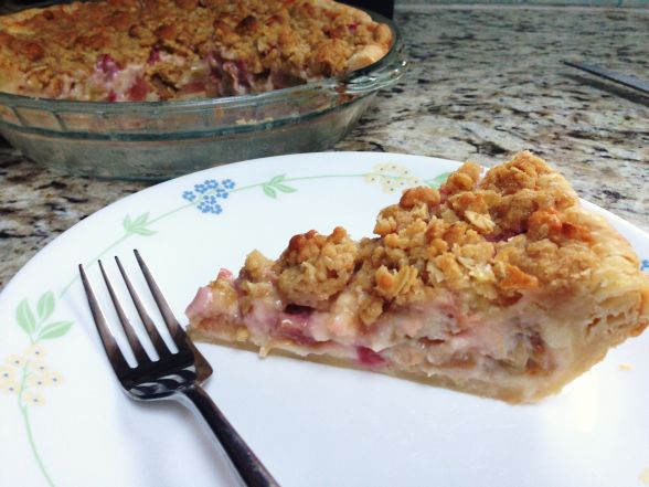 Rhubarb Custard Pie