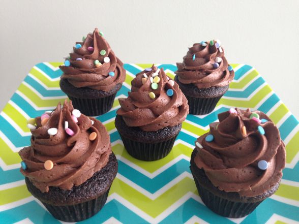 Chocolate Mayo Cupcakes