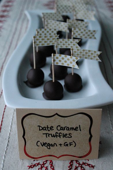 Date Caramel Truffles