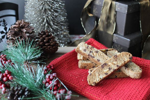 Espresso & Hazelnut Biscotti