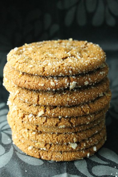 Gingersnaps with Lemon Sugar