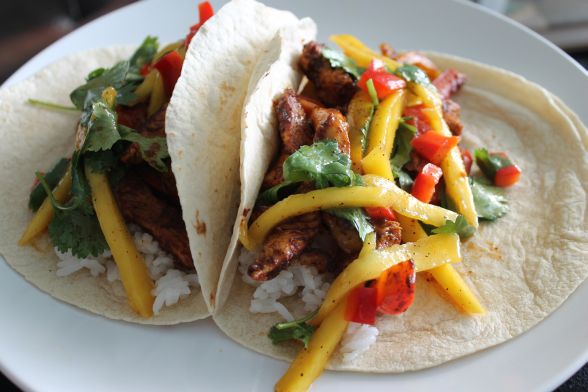 Thai Chicken Fajitas