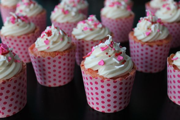 Cherry Chip Cupcakes