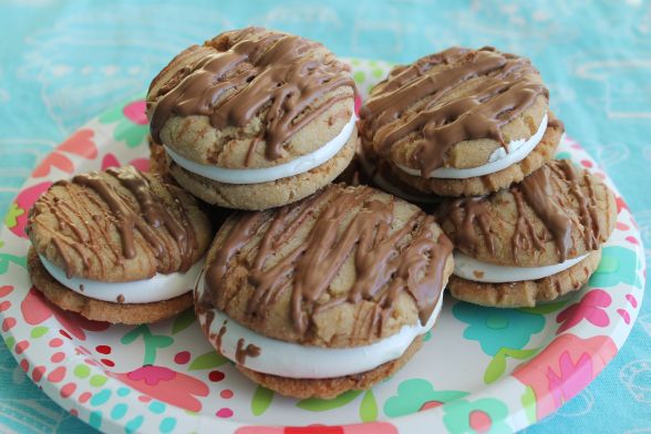 S'mores Cookie Sandwiches