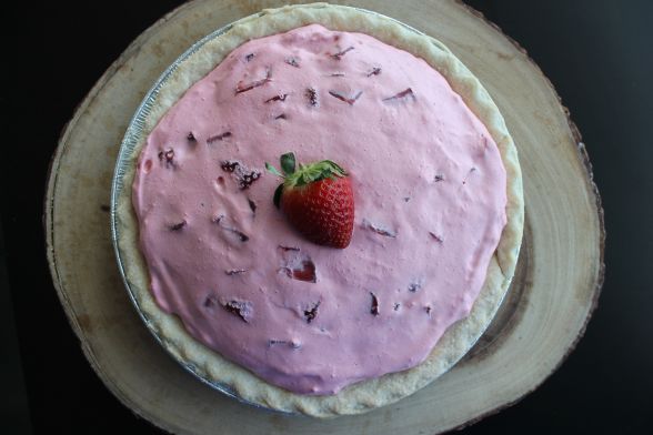 Strawberry Jell-O Pie