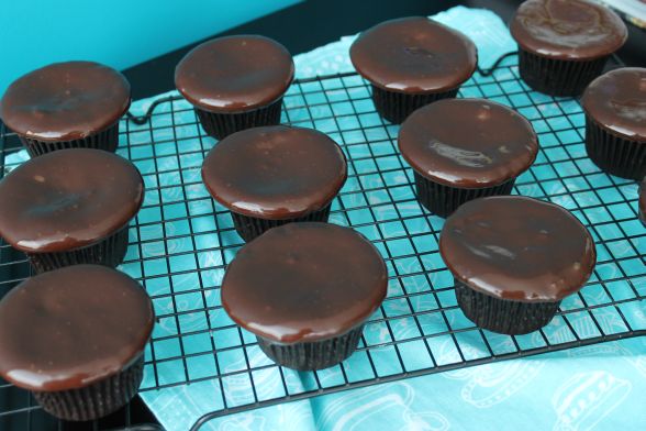 Red Wine Chocolate Cupcakes