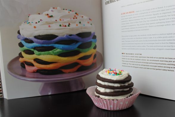 Rainbow Icebox Cake