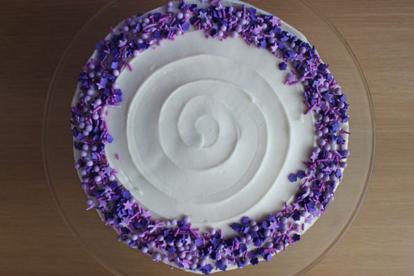 Ube Cake Top