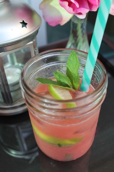 Rhubarb Mojito