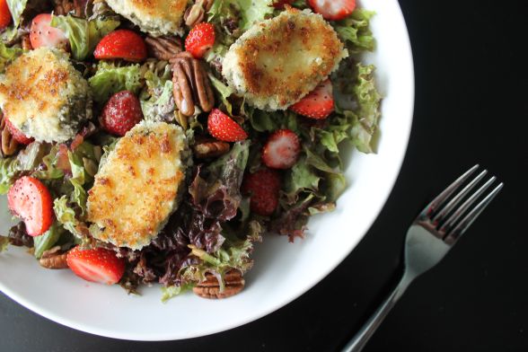 Strawberry Goat Cheese Salad