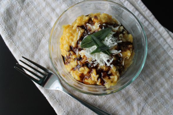 Butternut Squash Risotto with Balsamic & Sage