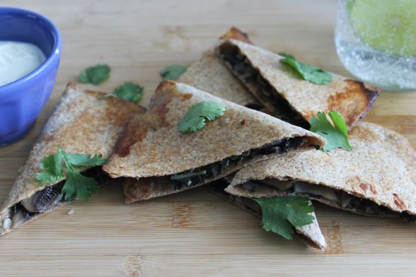 Mushroom & Chard Quesadillas