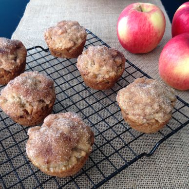 Cinnamon Sugar Apple Muffins