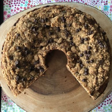 Banana Chocolate Chip Coffee Cake