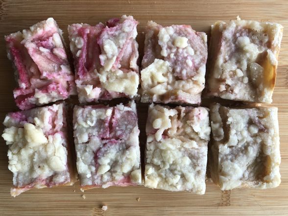 Rhubarb Custard Bars