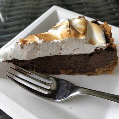 S'mores Cheesecake Slice