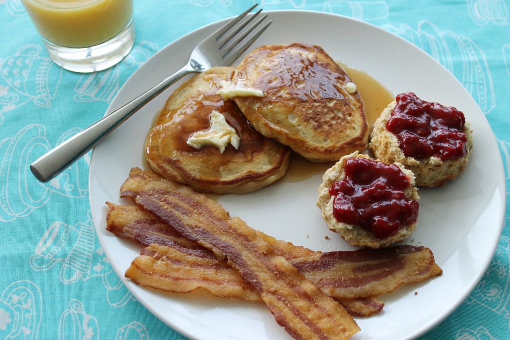 Banana Bourbon Pancakes {Planet Byn}