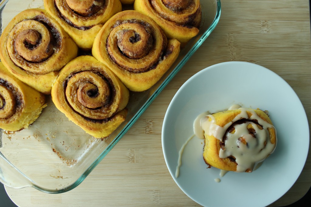 Pumpkin Cinnamon Rolls