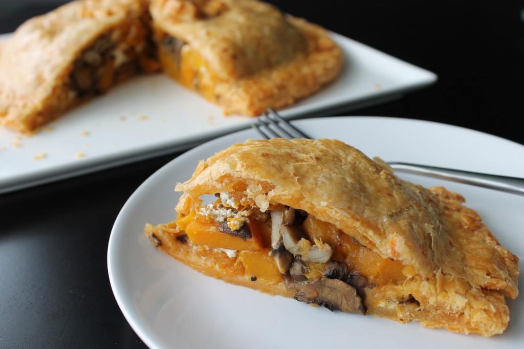 Roasted Butternut Squash & Mushroom Pie