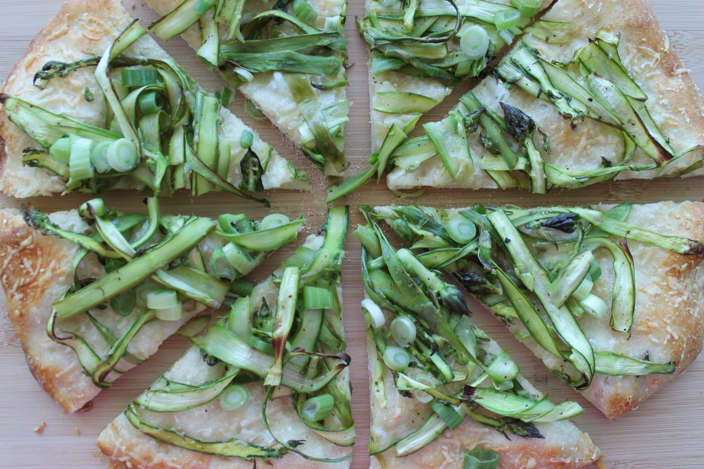 Shaved Asparagus Pizza