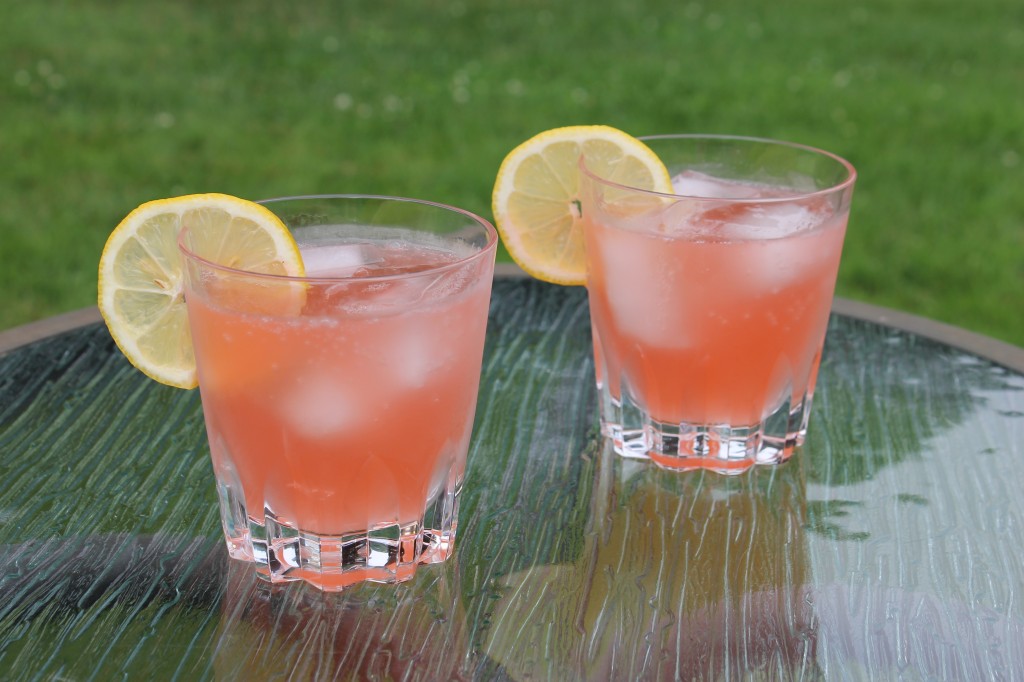 Strawberry Rhubarb Cocktails