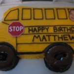 School Bus Birthday Cake
