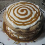 Butterscotch Pecan Meringue Torte