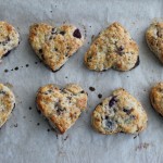 Dark Chocolate & Fresh Cherry Scones