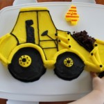 Front-End Loader Birthday Cake