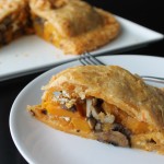 Roasted Butternut Squash & Mushroom Pie with Cheddar Pastry {Gastropost Mission #78}