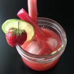Strawberry Rhubarb Jam Margarita {Gastropost Mission #112}