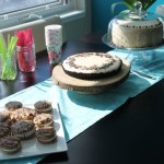 Chocolate Chip Cheesecake Cake + 5th Blog-iversary Party