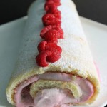 Baked Sunday Mornings: Light & Lemony Jelly Roll Cake with Raspberry Cream Filling