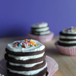Baked Sunday Mornings: Icebox Cupcakes with Homemade Chocolate Cookies