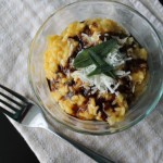 Butternut Squash Risotto with Balsamic Drizzle & Fried Sage