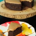 Baked Sunday Mornings: Vegan Chocolate Cake with Almond Butter Frosting