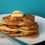 Strawberry Cornmeal Griddle Cakes