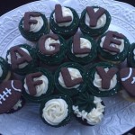 Super Bowl Cupcakes + Football Cookies