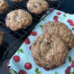 Baked Sunday Mornings: Oatmeal Cherry Nut Cookies
