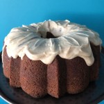 Peach Bundt Cake with Brown Butter Icing