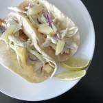 Pineapple Chicken Tacos with Jalapeño Ranch Slaw