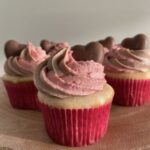 Strawberry Nutella Swirl Cupcakes