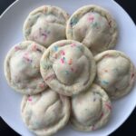 Cheesecake Stuffed Funfetti Cookies