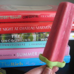 Raspberry Yogurt Popsicles + Summer Reading